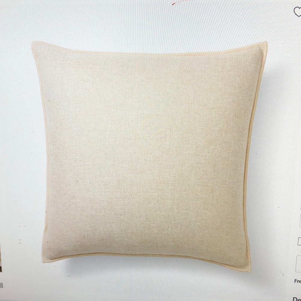 West Elm Classic Linen Throw Pillow Set of 2
Color: Natural Flax Linen - Picture 2 of 4